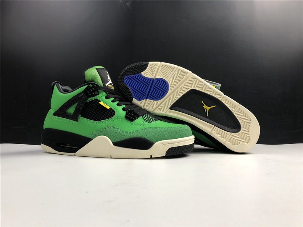 Air Jordan 4 Retro GREEN BLACK
